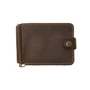 Чоловік затиск для грошей DNK Leather коричневий (DNK Зажим-H col.G)