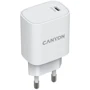 Зарядний пристрій Canyon Wall Charger USB-C H-20-02 20W White (CNE-CHA20W02)