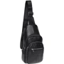 Чоловіча сумка-слінг Borsa Leather чорна (K1142-black): Тип Сумки