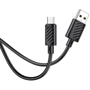 Кабель Hoco USB Cable to MicroUSB X88 Gratified 2.4A 1m Black: Тип USB Cable - microUSB