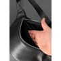 Сумка-бананка BlankNote Kanny черная (BN-BAG-59-g): Фактура Гладкая, Матовая