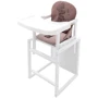 Стульчик-трансформер Babyroom Винни-240 белый пластиковая столешница шоколад-капучино (мишка и звезда) (680575)