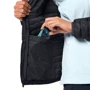 Пуховик Jack Wolfskin Atmosphere JKT W 1204431-6000 46 чорний демісезонний з капюшоном: Довжина рукава Длинный