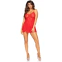 Пеньюар Leg Avenue Rose Lace Flair Chemise Red One Size
