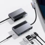 Адаптер Baseus Adapter USB-C to USB3.0+HDMI+USB-C+SD+3.5mm Gray (32725): Цвет серый