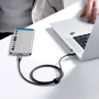 Кабель Baseus USB Cable to USB-C Explorer Series Auto Power-Off 100W 1m Black (CATS000201) фото 6
