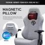 Кресло игровое Anda Seat Phantom 3 Pro Size L Grey Fabric (AD18YC-06-G-F) фото 1