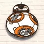 Деревянная картина-раскраска Wortex Woods BB-8 35х25 (3DP40001)