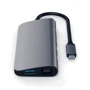 Адаптер Satechi Adapter USB-C to USB-C+3xUSB3.0+micro SD+SD+RJ45+HDMI+Mini DisplayPort Space Grey (ST-TCMM8PAM): Інтерфейс підключення USB-C