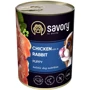 Влажный корм Savory для щенков с кроликом и курицей 400 г (30587)