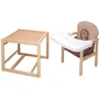 Стульчик-трансформер Babyroom Пеппи-230 eko капучино / шоколад (ежик, сердца) (680993): Тип трансформер