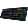 Клавиатура HATOR Gravity X TKL Aurum Orange Linear Black (HTK550UA): Дополнительно без цифрового блока, подсветка клавиш, украинская раскладка