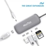 Адаптер HooToo Shuttle USB-C to USB-C+HDMI+3xUSB 3.0+SD Hub Space Grey (HT-UC001-SG): Інтерфейс підключення USB-C