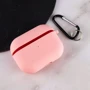 TPU Silicone Case with Carabiner Pink for Apple AirPods Pro 2/Pro фото 2