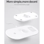 Зарядний пристрій Baseus Wireless Charging Smart White (WX3IN1-C02) for Apple iPhone, Apple Watch and Apple AirPods: Кабель в комплекті USB-C