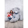 Мягкая игрушка Уильям 250 см серый