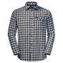 Рубашка Jack Wolfskin River Town Shirt M 1403341-8219 50 синяя с длинным рукавом