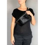 Жіноча поясна сумка The Wings чорна (TW-BeltBag-black-ksr): Тип ручки Поясний ремінь, Без ручки