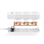 Подовжувач KingMi Power Strip with WiFi (3 розетки 3 USB) White фото 1