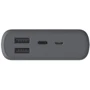 Внешний аккумулятор Hama Power Bank 24000mAh Supreme 24HD Grey (00187293): Количество USB 2