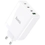 Зарядний пристрій Hoco Wall Charger 3xUSB-C+USB N31 White: Кабель в комплекті отсутствует