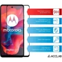 ACCLAB Tempered Glass Full Glue Black for Motorola G04: Цвет черный