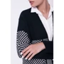 Кардиган SEWEL XW352 46-48 черно-белый: Длина рукава Длинный
