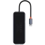 Адаптер Baseus Adapter AcmeJoy USB-C to 3xUSB3.0+2xUSB2.0+SD+HDMI Dark Gray (WKJZ010413) фото 6