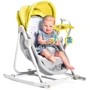 Шезлонг-качалка 5 в 1 Kinderkraft Unimo Yellow (KKKUNIMYEL0000): Дополнительные удобства съемная обивка, регулируемая спинка, дуга с игрушками, система складывания, ремни безопасности, сист