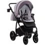 Коляска 2 в 1 Adamex Hybryd Plus BR228 серый - сиреневая кожа (выдавленная точка) (623682): Пол ребенка девочка