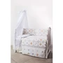 Постельный комплект 6 эл. Twins Eco Line New 4091-E-020, Animals beige, бежевый