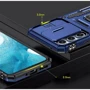 Чохол для телефона Mobile Case Camshield Army Ring Navy для Samsung A356 Galaxy A35 / A556 Galaxy A55: Колір синий