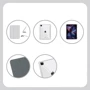 Аксессуар для iPad BeCover Magnetic 360 Rotating with Pencil mount Gray for iPad 10.9 (2022 / 2024) / iPad 11 2025 (708505) фото 5