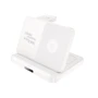 Зарядное устройство Hoco Wireless Charger CQ7 15W 3in1 Charging Foldable Desktop Stand White: Особенности Для Apple Watch, MagSafe