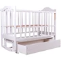 Ліжко Babyroom Діна D301 маятник, ящик біла (620955)