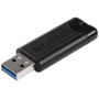 USB-флешка Verbatim 16GB PinStripe USB 3.2 Black (49316): Максимальная скорость чтения, МБ/с 30