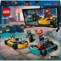 Конструктор LEGO City Картинг и гонщики 99 деталей (60400): Количество деталей, шт. 99