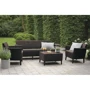 Комплект садовой мебели Allibert Salemo 3 seater set коричневый (8711245155401): Вид мебели комплекта Стол, Кресло, Диван