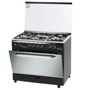 Газова плита Fresh N90 G5 / 01 (60x90) (чорний / нержавіюча сталь): Тип варильної поверхні газова