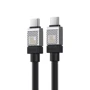 Кабель Baseus USB-C to USB-C CoolPlay Series 100W 1m Black (CAKW000201) фото 4