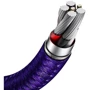 Кабель Baseus USB Cable to USB-C Cafule Metal 40W 1m Purple (CATJK-A05) фото 8