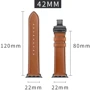 Аксессуар для Watch Luxury Italy Leather Strap Brown (BLAP181186) for Apple Watch 42/44/45/49mm Ultra фото 8