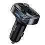 Зарядное устройство Baseus Car Charger 2хUSB T Shaped S-09 Car Bluetooth MP3 Player Black (CCMT000301): Кабель в комплекте отсутствует