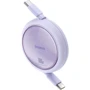 Кабель Baseus Cable USB-C to USB-C Free2Draw Mini Retractable Charging 100W 1m Purple (P10364500511-00) фото 4