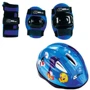 Роликовые коньки СК Combo Jet Blue р.27-30 (комплект шлем+ролики+защита)