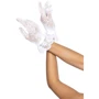 Перчатки Leg Avenue Floral lace wristlength gloves White
