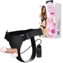 Страпон с вибрацией LYBAILE Ultra Passionate Harness Strap On RealDeal 7.6" (BW-022087ZR)