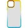 Чехол для iPhone TPU Case TPU+PC Fresh Sip Turquoise/Orange for iPhone 12 / 12 Pro: Цвет оранжевый