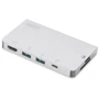 Адаптер Digitus Adapter USB-C to HDMI+2xUSB+USB-C+SD+TF Silver (DA-70867)