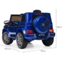 Детский электромобиль Джип Bambi Racer Mercedes-Benz, синий (M 4179EBLRS-4): Максимальная нагрузка, кг 25